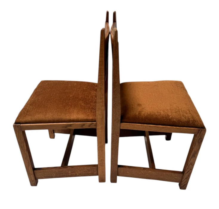 Two Art Deco Modernist Side Chairs by Hendrik Wouda for Pander, 1924